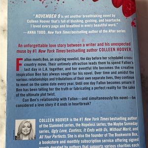 NOVEMBER 9TH BY COLLEEN HOOVER